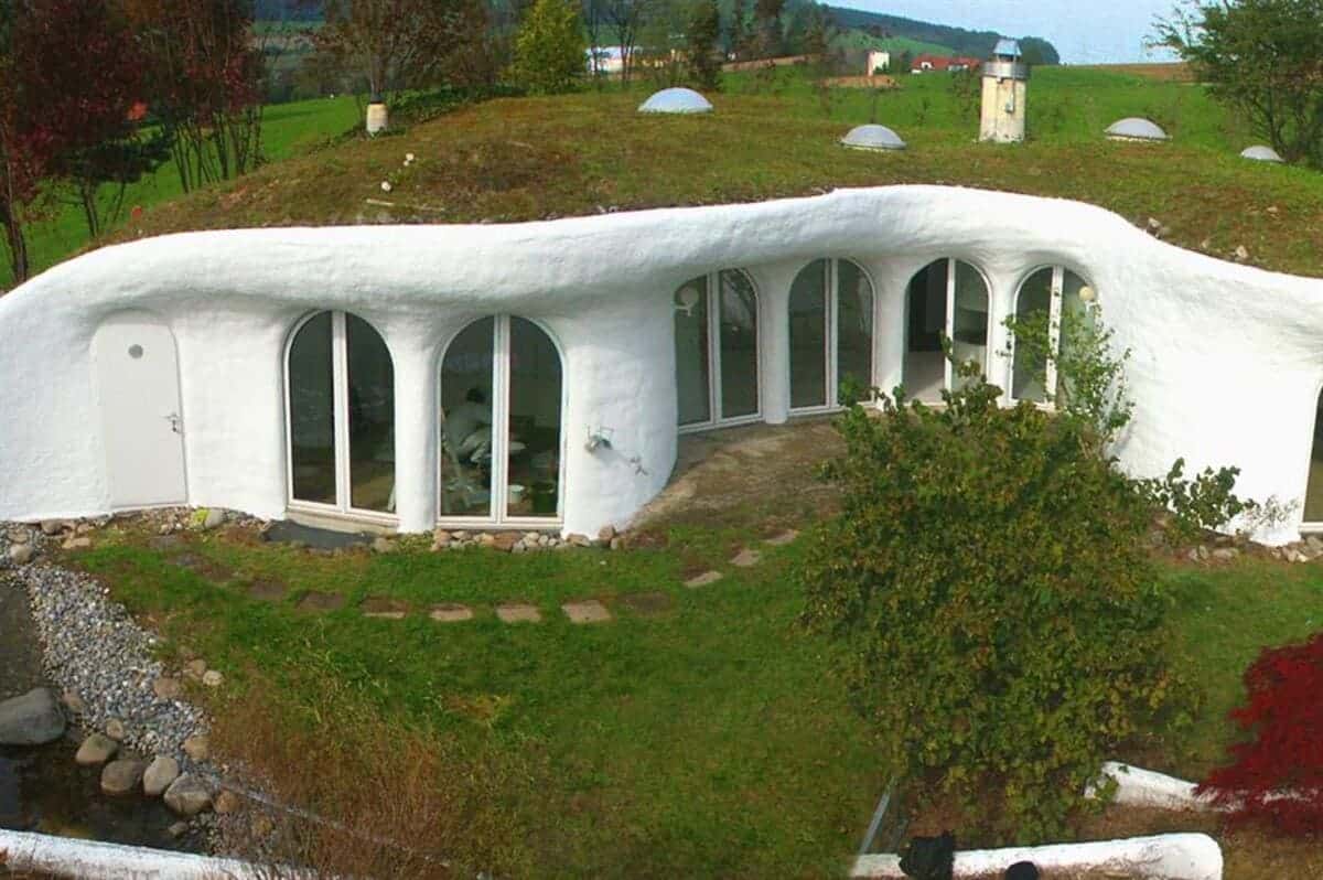 The earth house settlement in Switzerland