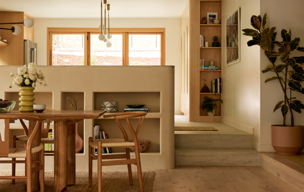 Dining Room in Silver Lake House by Dacotah Studio