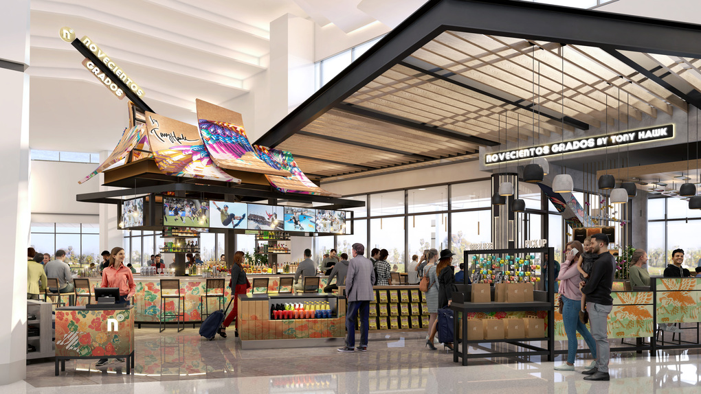 Akarstudios promises design wow factor with Novecientos Grados by Tony Hawk Restaurant and Bar in San Diego Airport Terminal 1: Moodie Davitt Report