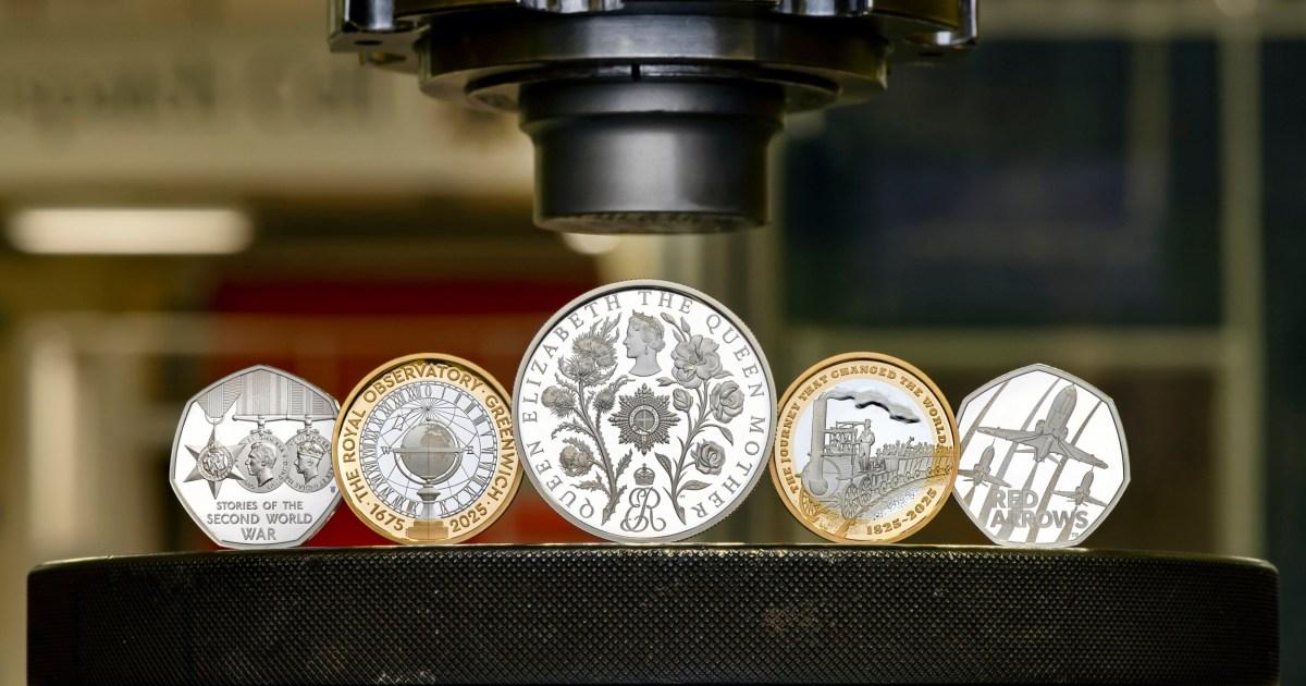 Royal Mint unveils five new commemorative coins for 2025 | News UK