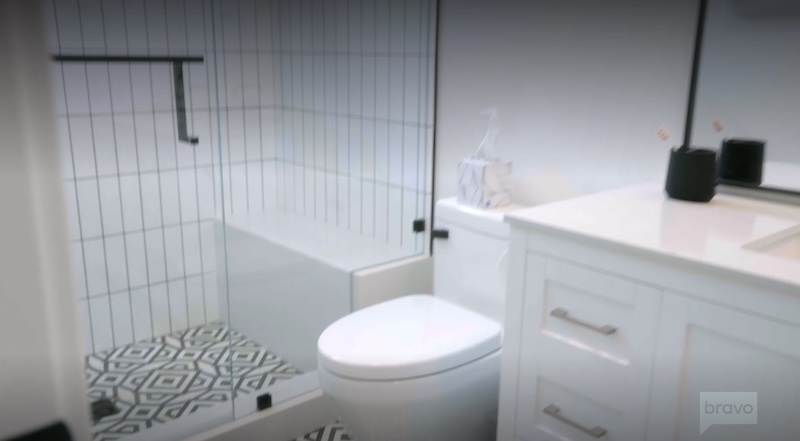 RHOBH Garcelle Beauvais guest bathroom