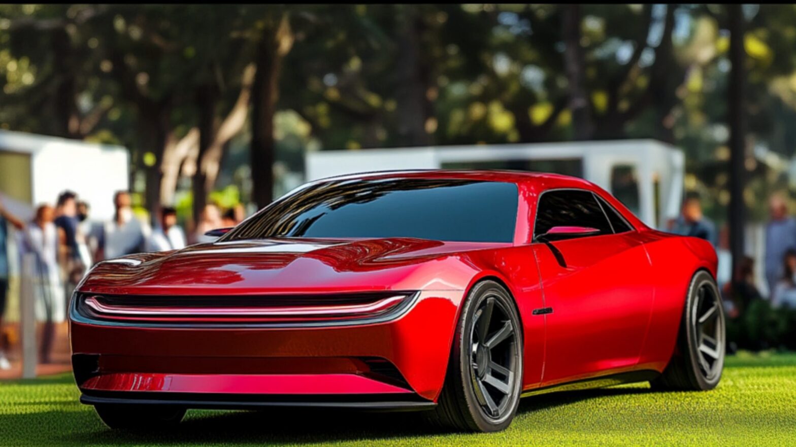 The AI-designed 2025 Dodge Challenger concept looks sleek