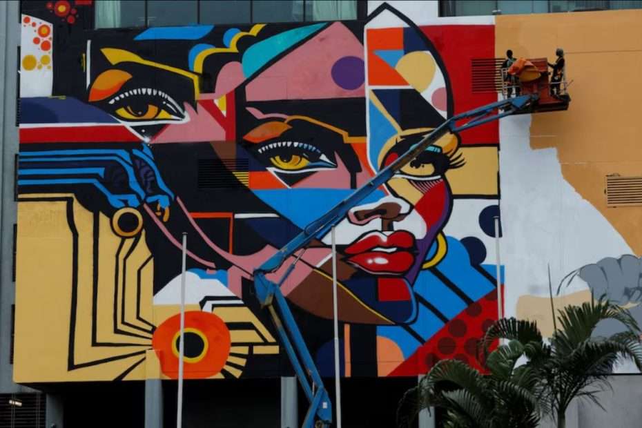 Abidjan's urban landscape is transformed by the Vibrant Graffiti Festival