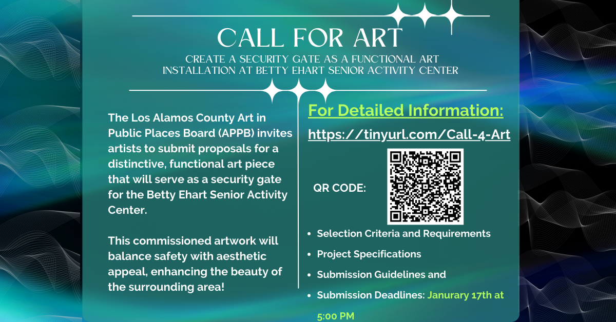 Deadline extended for art installation at security gate at Betty Ehart Senior Activity Center