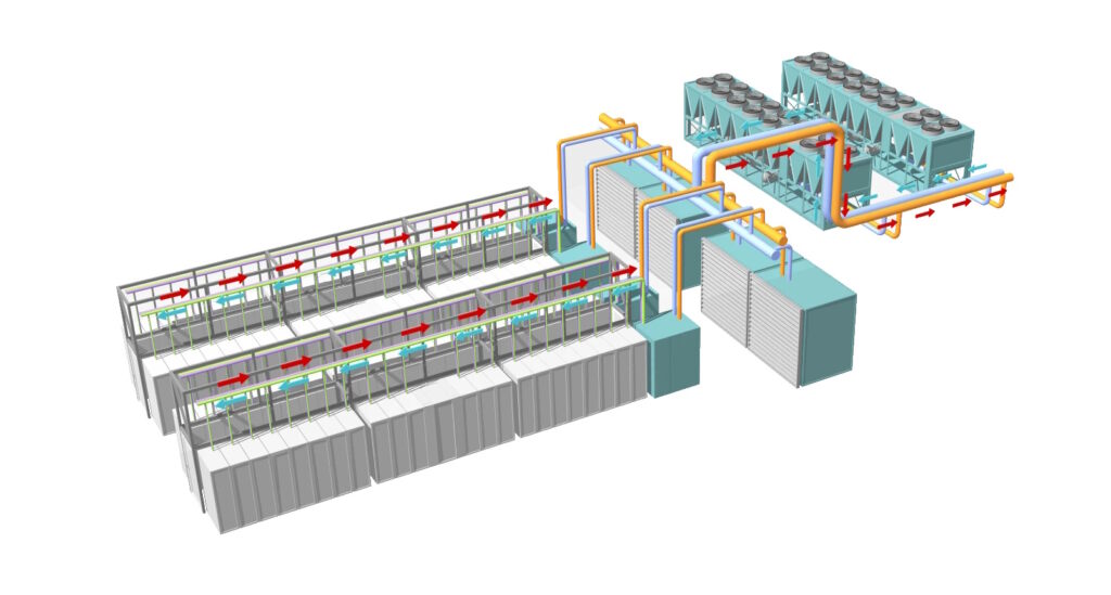 Microsoft's Zero Water Evaporated for Cooling design recycles water through a closed loop system. (Image: Microsoft)