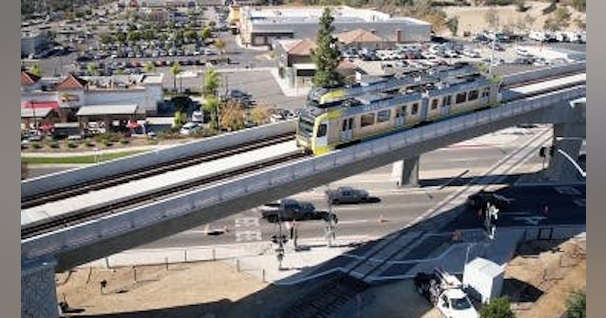 The Glendora to Pomona light rail project is largely complete