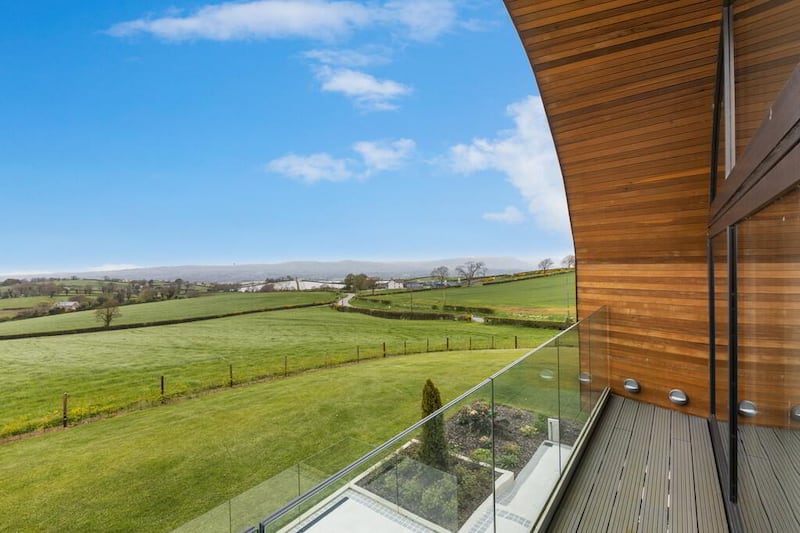 The property offers exceptional views of Belfast and the Lagan Valley. IMAGE: FETHERSTONS/PHANTOM