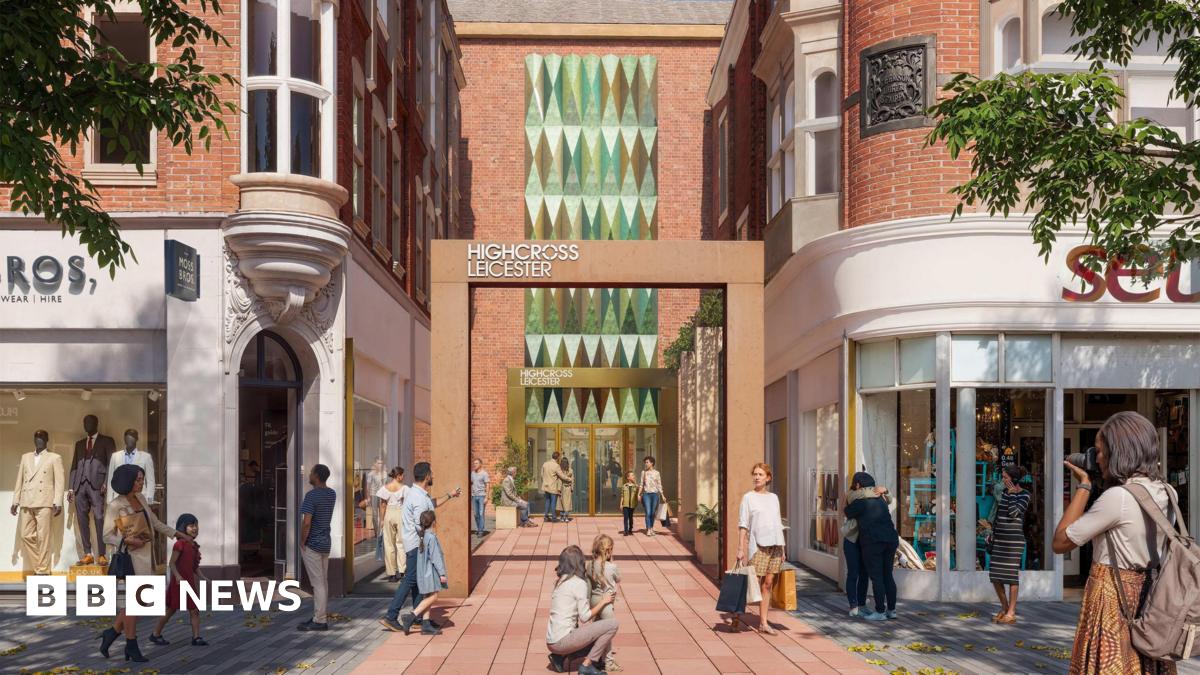 Redevelopment of entrances to Highcross Shopping Center in Leicester approved