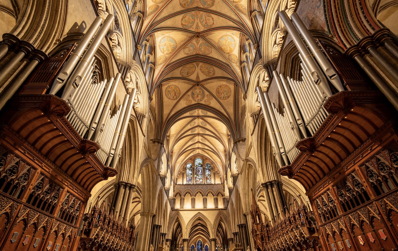 Lighting in Salisbury Cathedral on the way to Net Zero