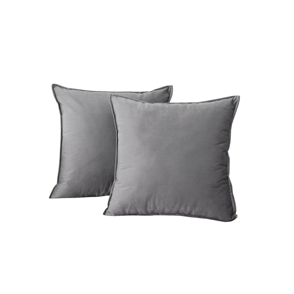 gray pillows