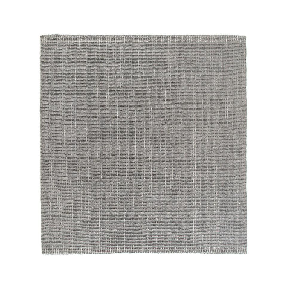 Gray jute carpet