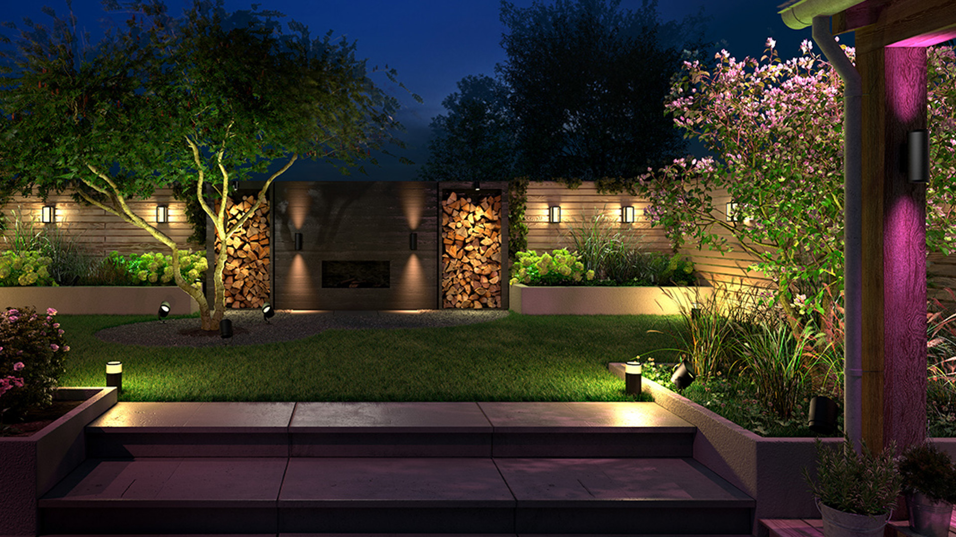 Smart garden lighting from Philips Hue