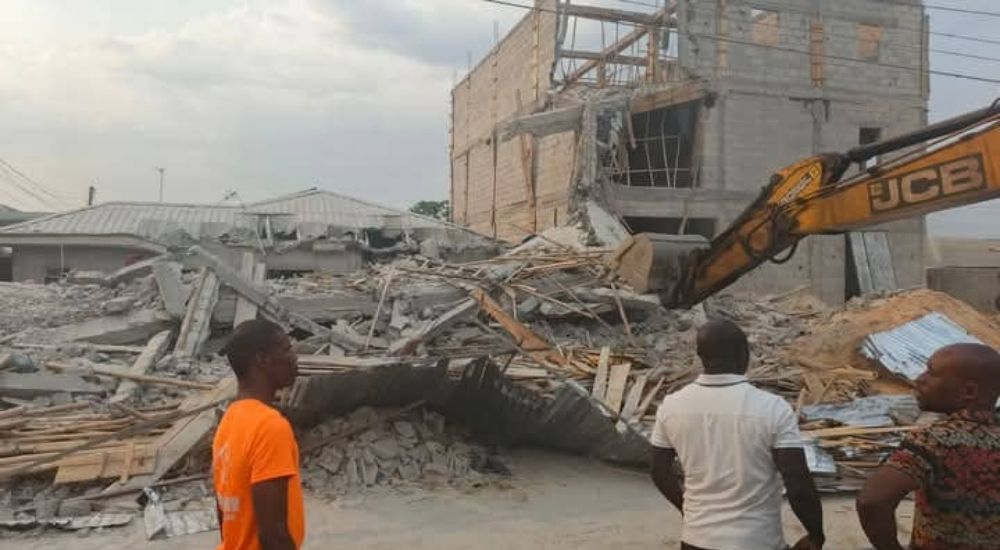 7 injured in building collapse in Rivers