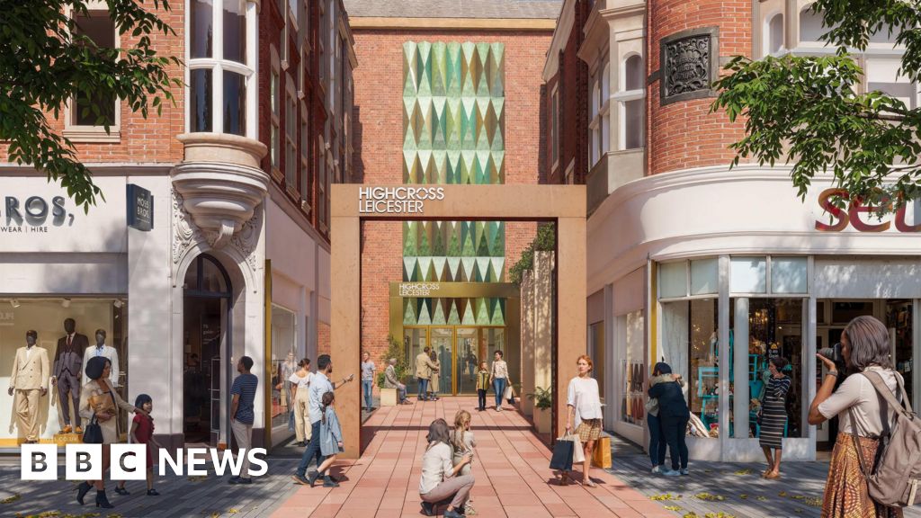 Redevelopment of entrances to Highcross Shopping Center in Leicester approved