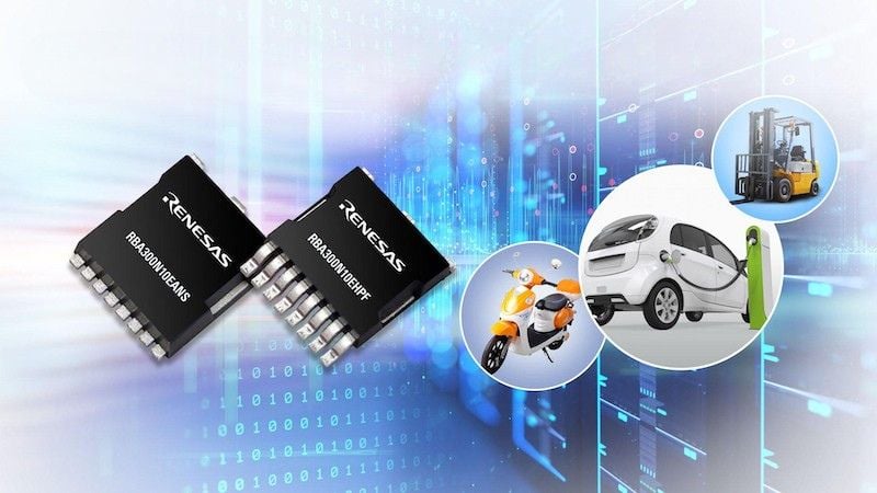 Renesas offers 100V MOSFETs with split gate technology