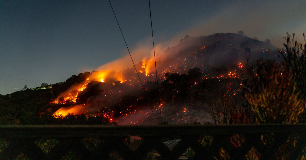 Strong Santa Ana winds are expected to increase the fire danger in Southern California