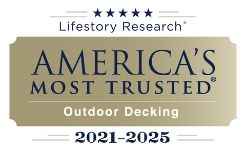 Trex has been recognized as America's Most Trusted® Outdoor Decking for the fifth consecutive year