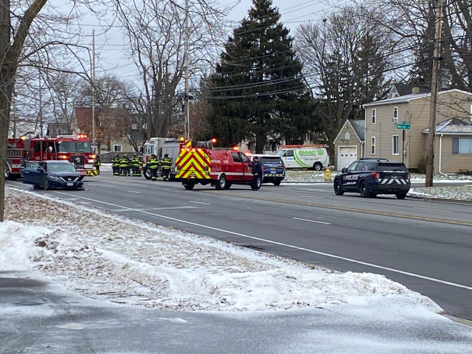 Two-car accident Sunday morning in Gates