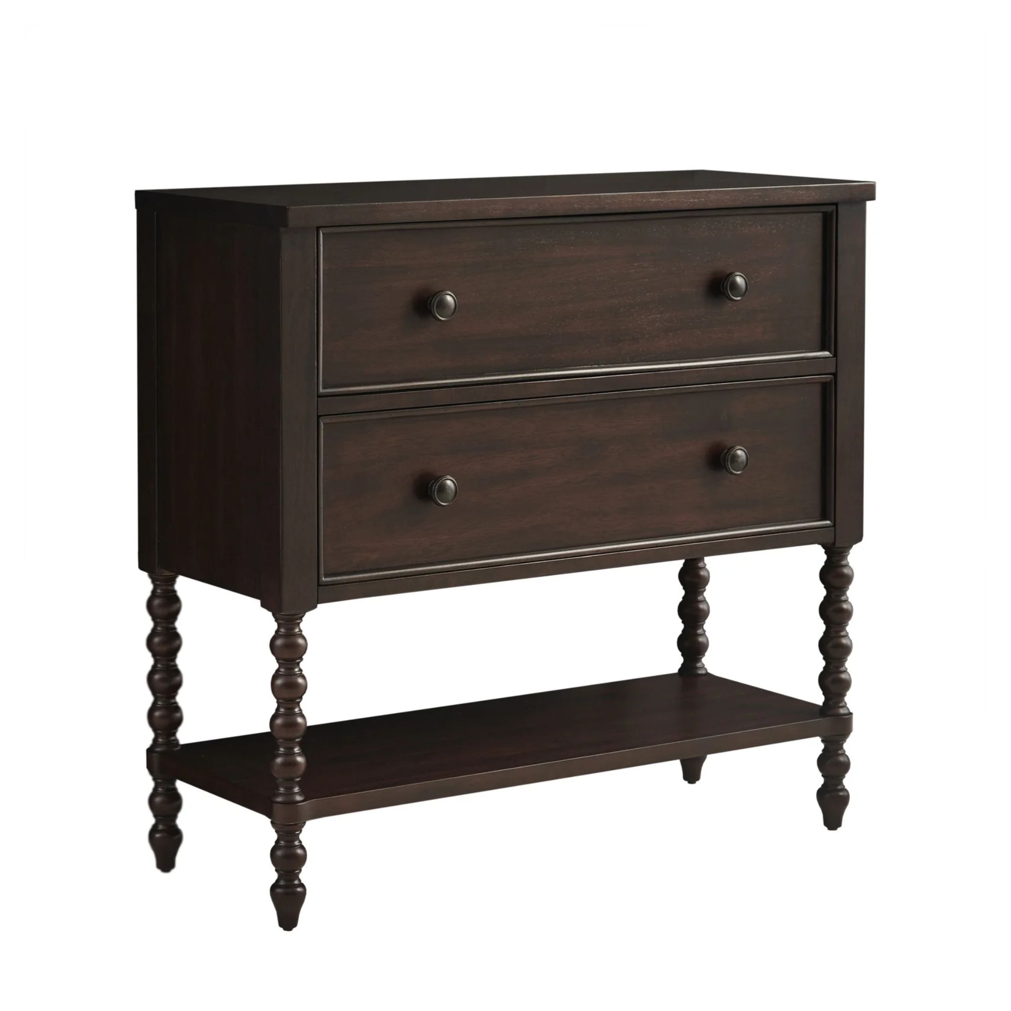 Beckett solid wood 2-drawer accent chest