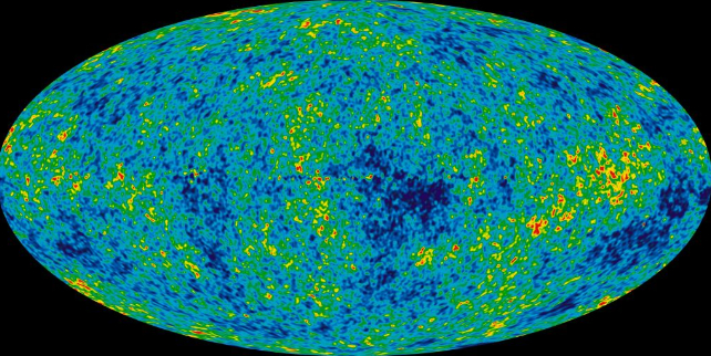 Cosmic microwave background card