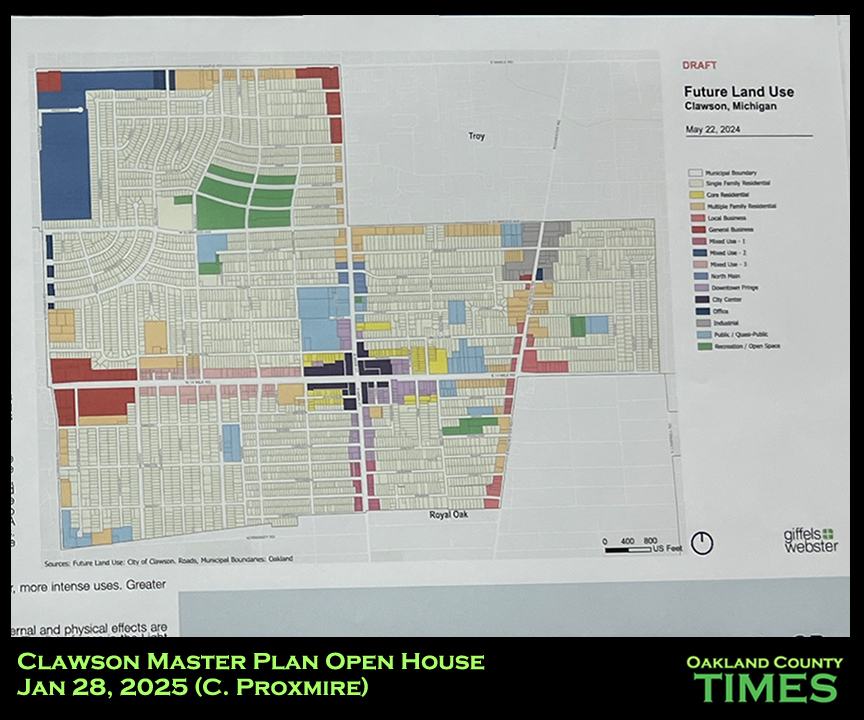 Traffic calming and rainwater reduction part of Clawson's proposed master plan