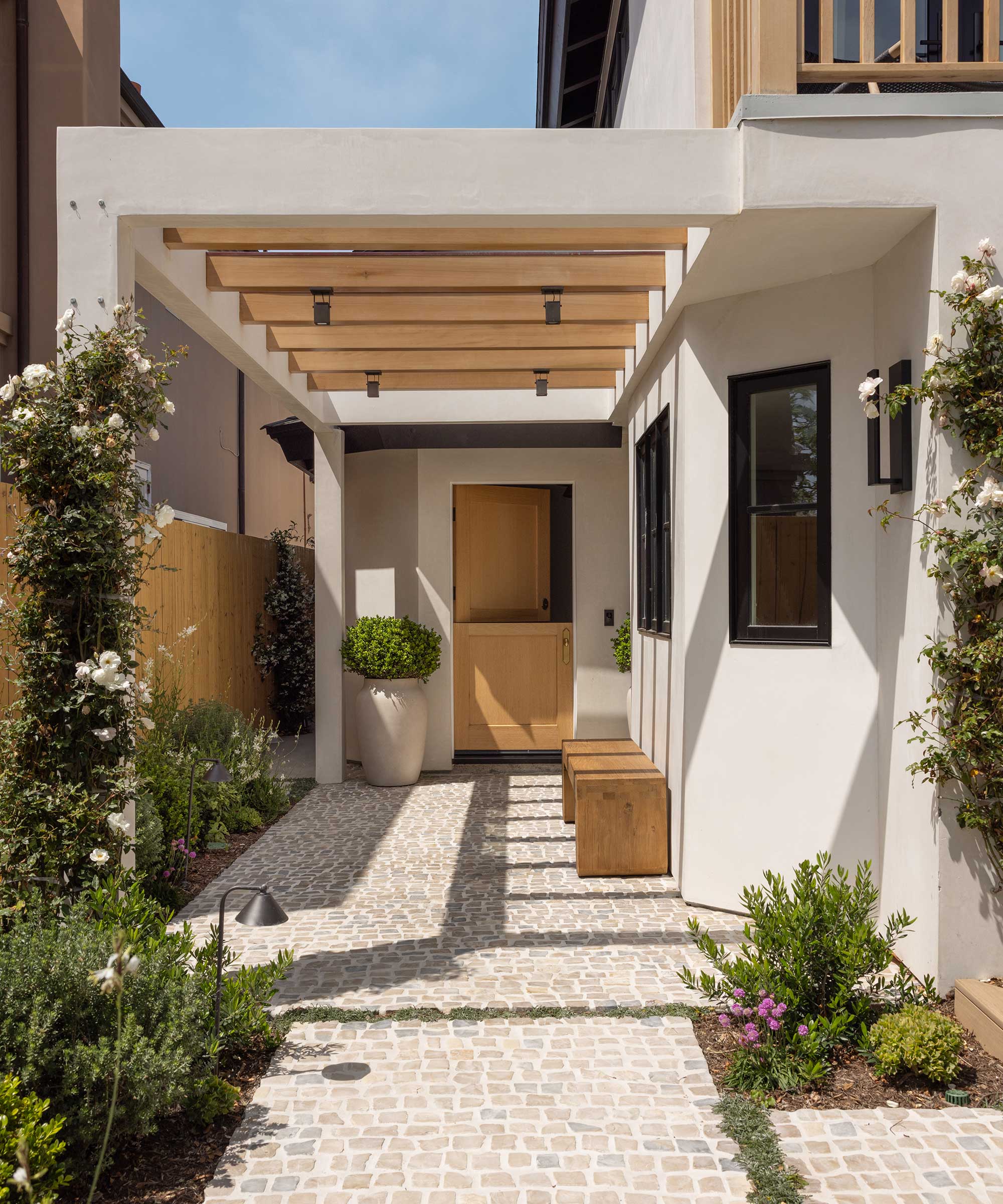 Pergola and path from the Balboa Beauty Project from Garden Studio Design