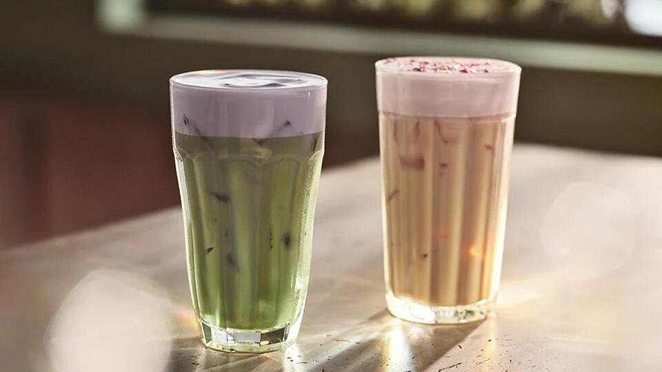 Starbucks reveals the spring menu with new drinks in cities in the USA, including Iced Cherry Chai