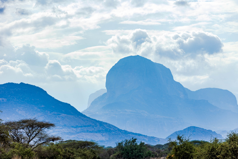 In the shadow of Mount Nyiro