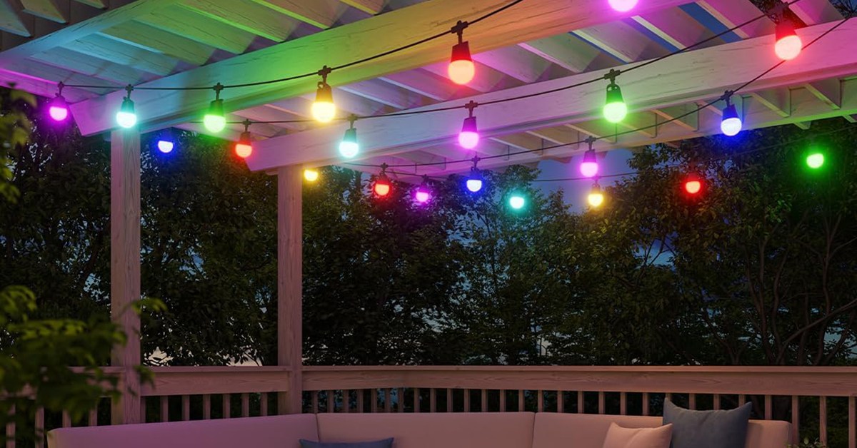 Complete your terrace with GOVES Smart Outdoor String Lights 2, while you are at 100 US dollars (Reg. $ 170)