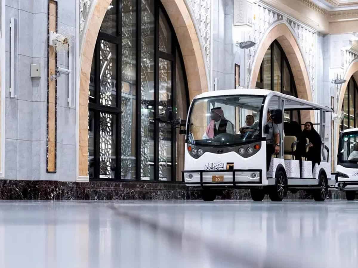 Grand Mosque doubles electric golf cars to 400 for Ramzan