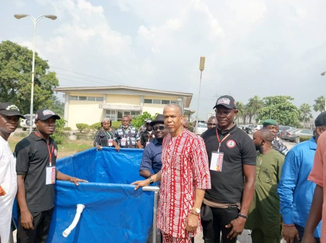 Senator Dafinone distributes agricultural starter packages to over 300 Delta farmers