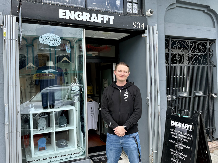 Designer creates 'living art' in Engraft, his Clement Street Shop/Studio - Richmond Review/Sunset Beacon