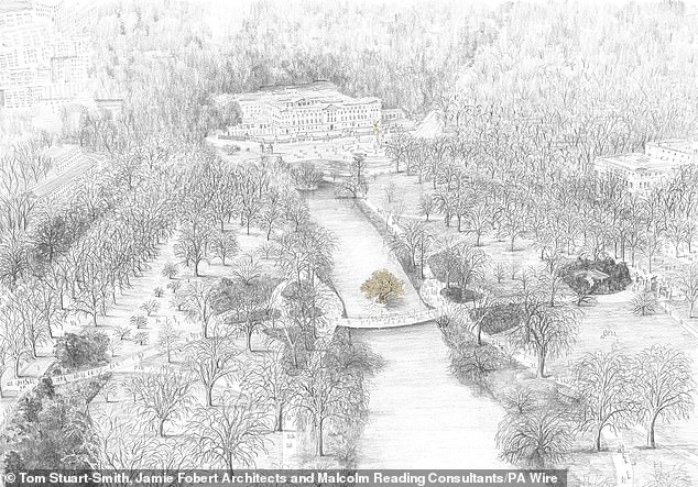 Together with the tree there would also be a serpentine commemoration for all age groups and skills