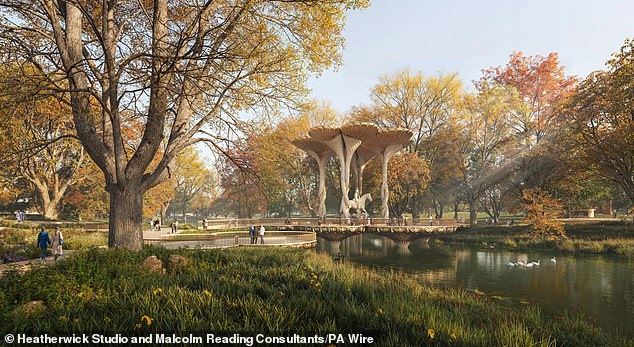 The stone in the Heatherwick Studio proposal was selected because it will age