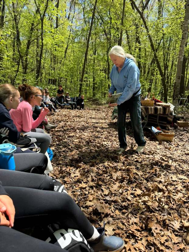 About 80 fifth graders, 22 high school, parents and teachers took part. (With the kind permission of Nikki Degowske/Facebook)