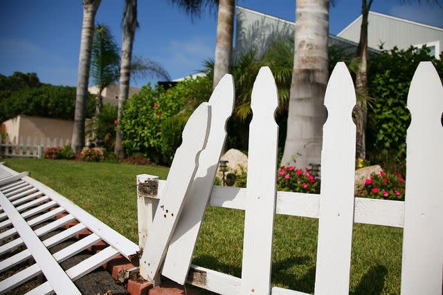 Getty Stock Photo of a damaged fence