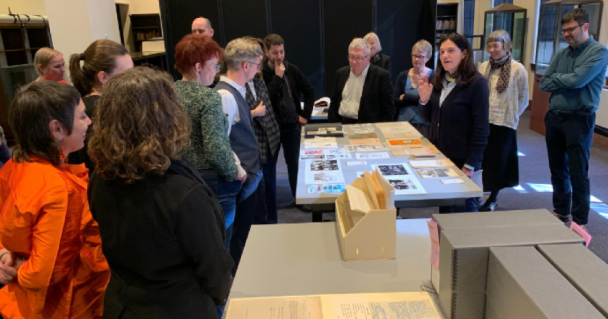 Archive materials that are displayed on the transnational paths and network conference