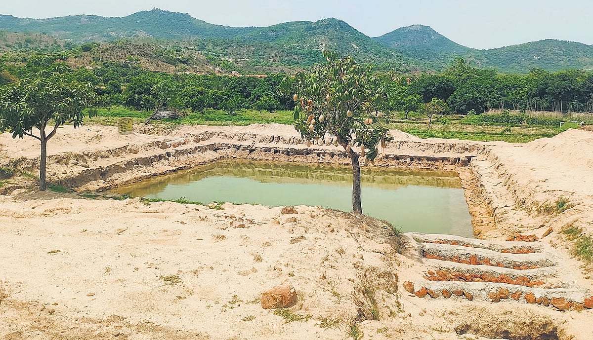 Previously built 50k farm ponds built in Andhra; ASR, Parvathipuram Lead Drive