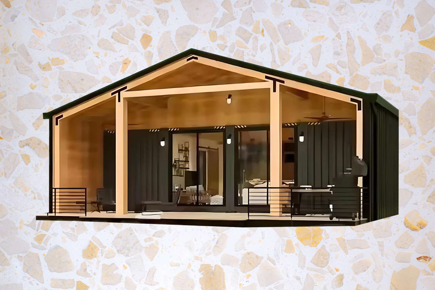 This Amazon Tiny House of $ 10,000 has solar modules