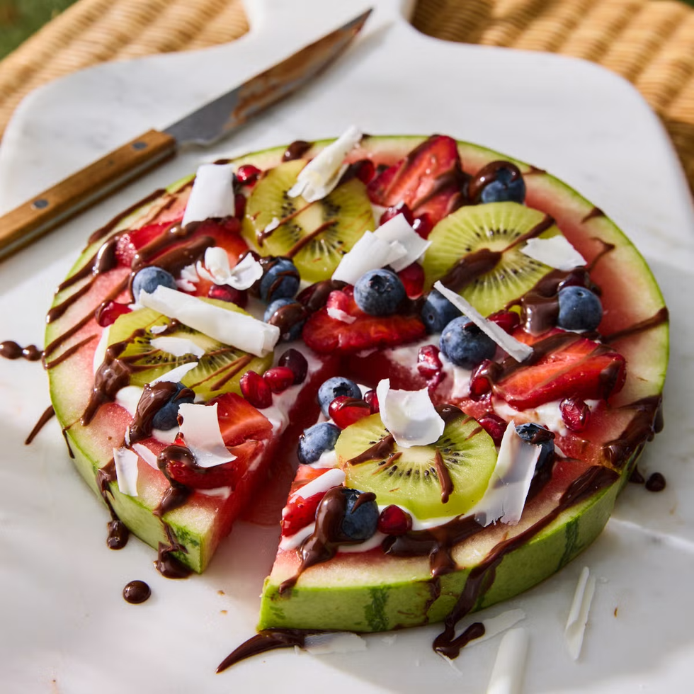 Simple party dinner ideas Easy Party Food Ideas Water Melon Pizza