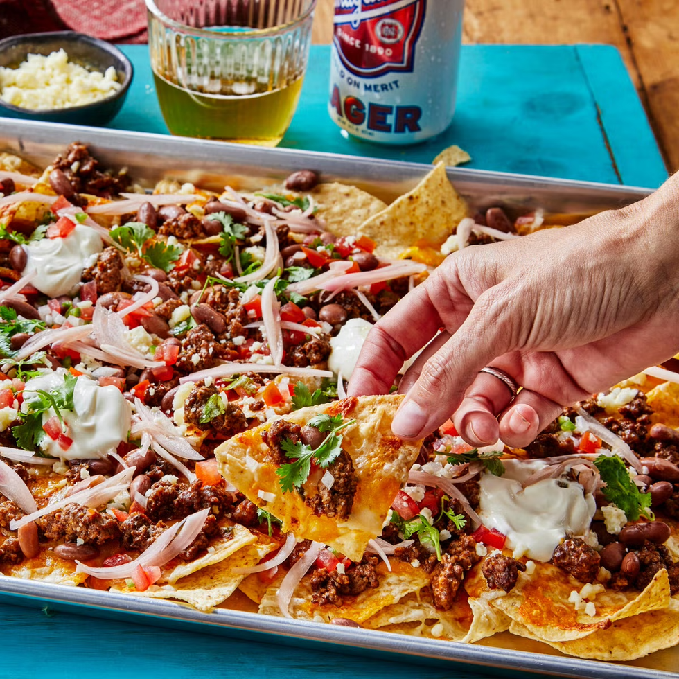 Simple party dinner ideas Easy Party Food Ideas Blatt Pan Nachos