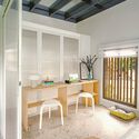 Sienna net -zero home / billion bricks - internal photography, wood, lighting, chair, table, glass