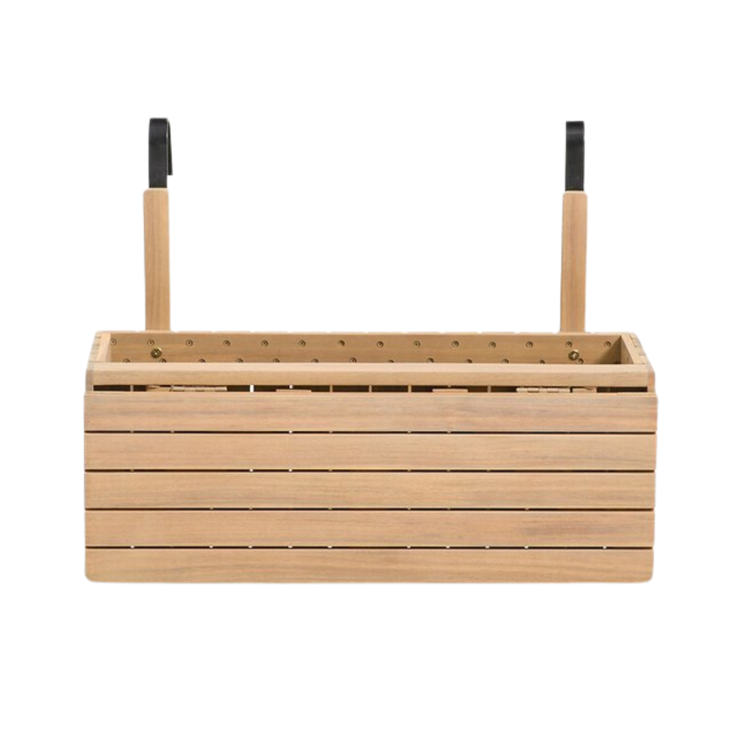 An Acacia wooden hanging box from La Redoute