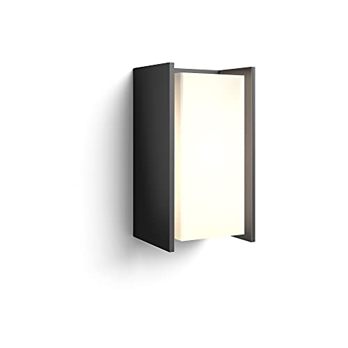Philips Hue Turaco White Led Smart Outdoor Wall Light, works with Alexa, Google Assistant and Apple Homekit