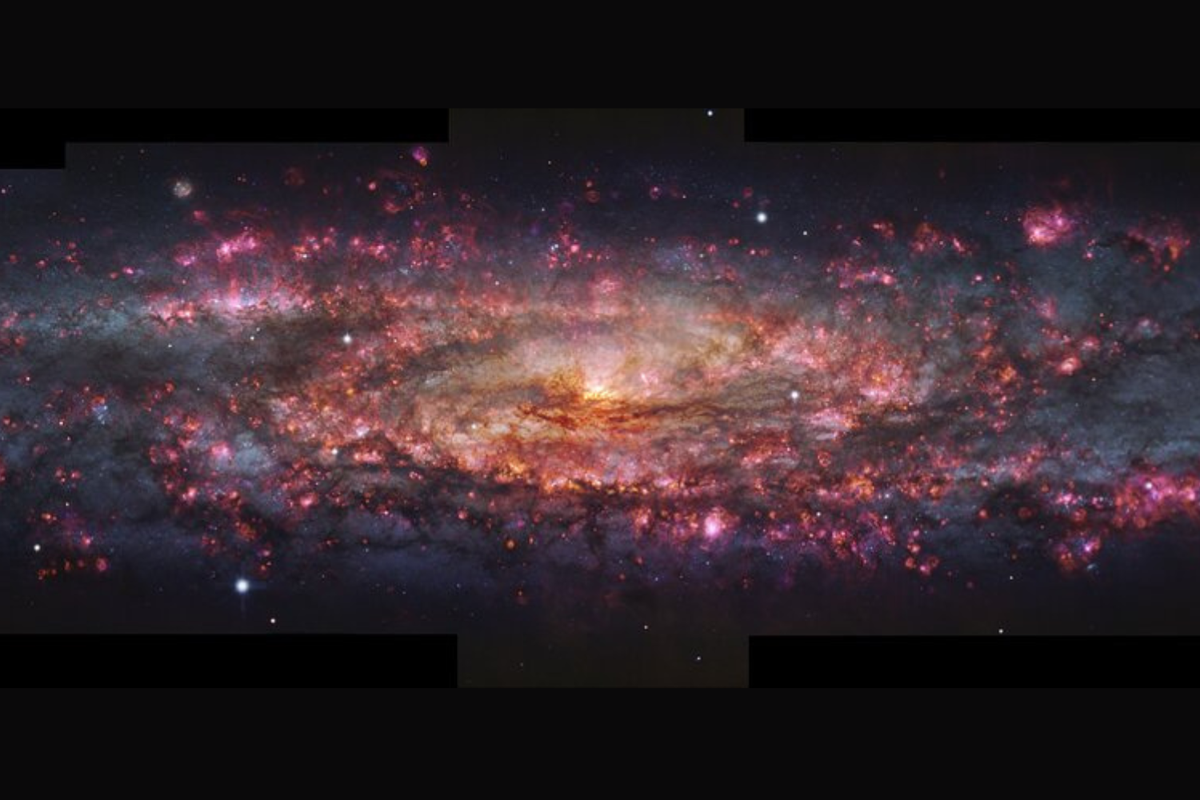 Breathtaking new image of the sculpture galaxy captures the cosmic landscape in thousands of colors