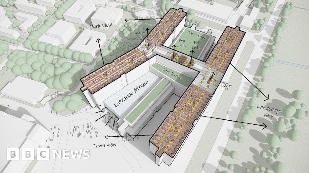 First designs for the new Qeh Hospital in King's Lynn unveiled