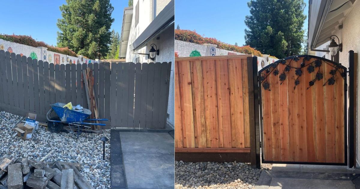 Transform an ordinary backyard fence into a custom work of art |