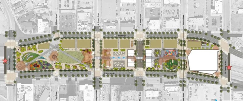 El Paso County to give $ 1 million for the I-10 in the city center of Deck Plaza