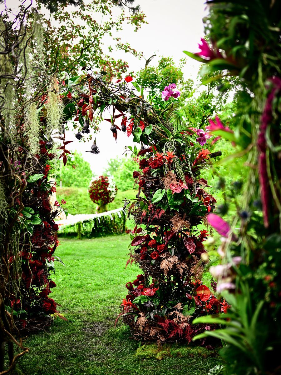View of the design of Florentina Drăghicis at the West Side Flower