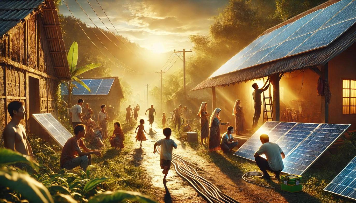 The effects of the community of solar energy